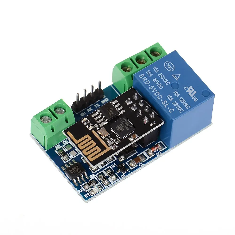 ESP8266 5 в ESP01 Wifi релейный модуль дистанционное управление переключатель телефон