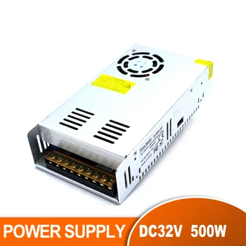 

Single Output Switching power supply DC32V 15.6A 500W Driver Transformers AC110V 220V TO DC32V SMPS for Led CCTV 3D Printer CNC