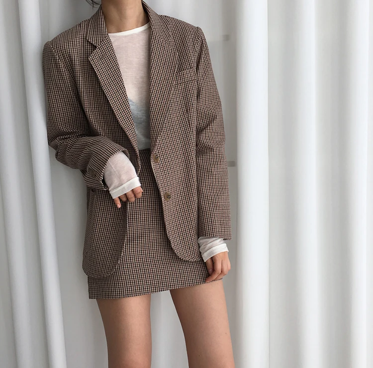 

Korean Coat Long Sleeve Autumn Vestidos 2019 Vintage Single Breasted Coats and Jackets Ladies Elegant Slim Casual Coat Vestidos
