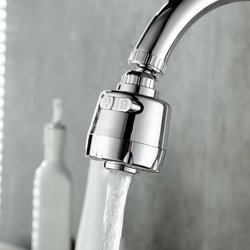 

360 Degree Rotatable Kitchen Faucet Spray Head Tap Splash Filter Nozzle Water Pressurized Kitchen Tap Nozzle Kitchen Accessories