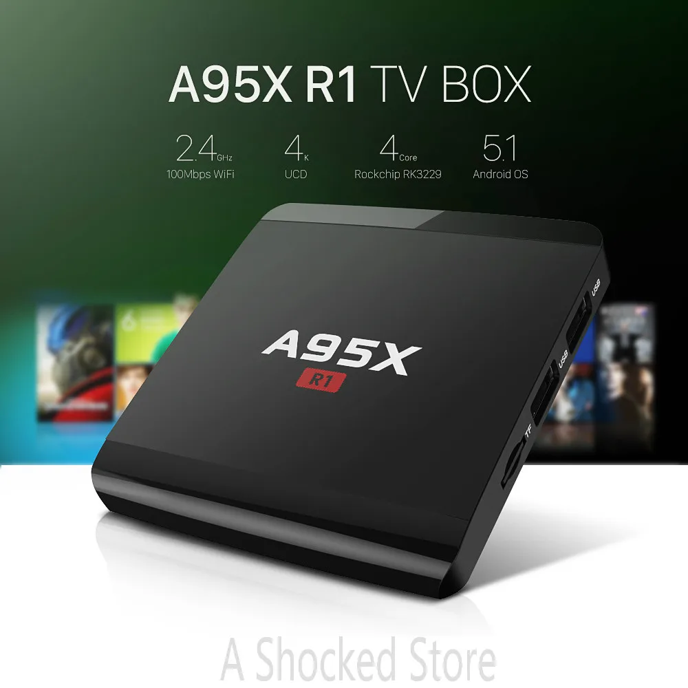 Nexbox A95X R1 TV Box Rockchip RK3229 Quad Core CPU Android 5.1 1GB 8GB ...
