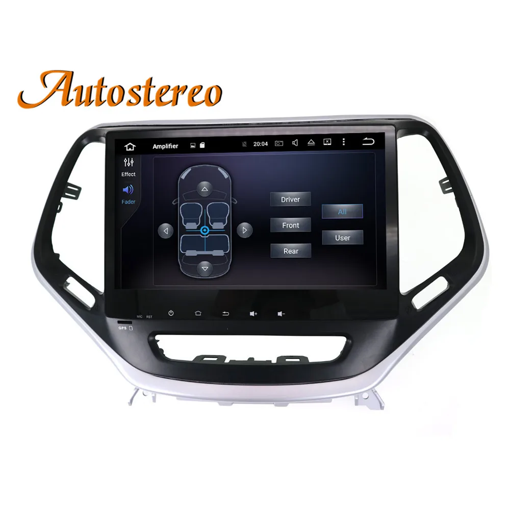 Autostereo Android 8 Автомобильный gps навигация автомобиля без DVD плеер для JEEP Cherokee 2018-2014 Мультимедиа Радио магнитофон головное устройство