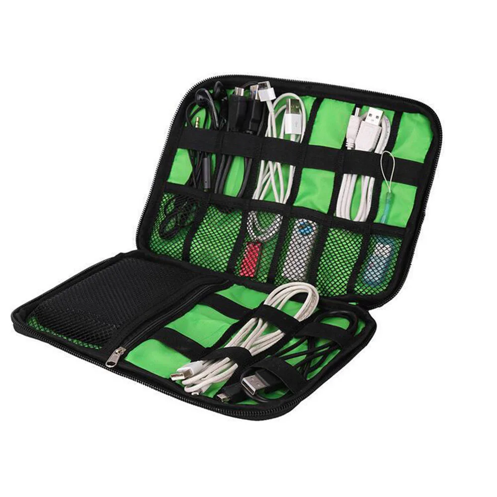 Electronic Accessories Cable USB Drive Organizer Bag Portable Travel Insert Case Electronic Accessories Cable USB Drive Organizer Bag Portable Travel Insert Case