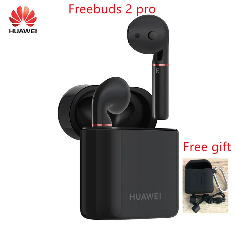 Оригинальные беспроводные наушники HUAWEI FreeBuds 2 Pro TWS Bluetooth 5,0 с микрофоном, музыкальная сенсорная Водонепроницаемая гарнитура с бесплатным подарком