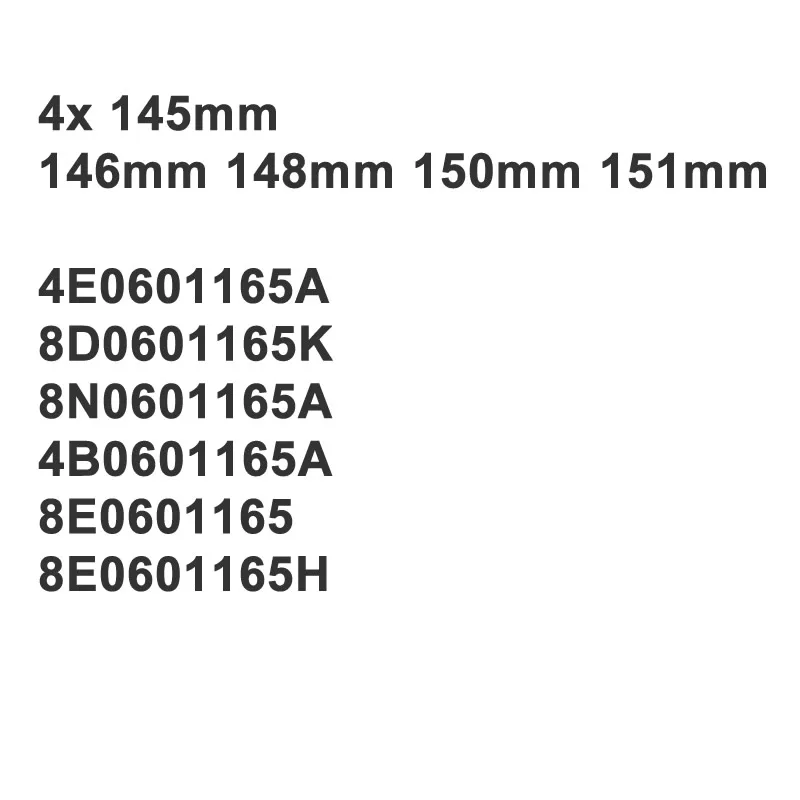 4x145 мм 146 мм 148 мм 150 мм 151 мм авто колеса Кепки 4E0601165A 8D0601165K 8N0601165A 4B0601165A 8E0601165 8E0601165H