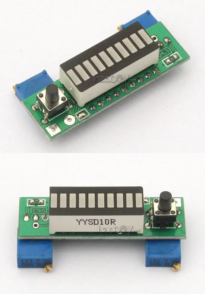 Diy LM3914 10 сегментный Дисплей уровня мощности светодиодный индикатор комплекты