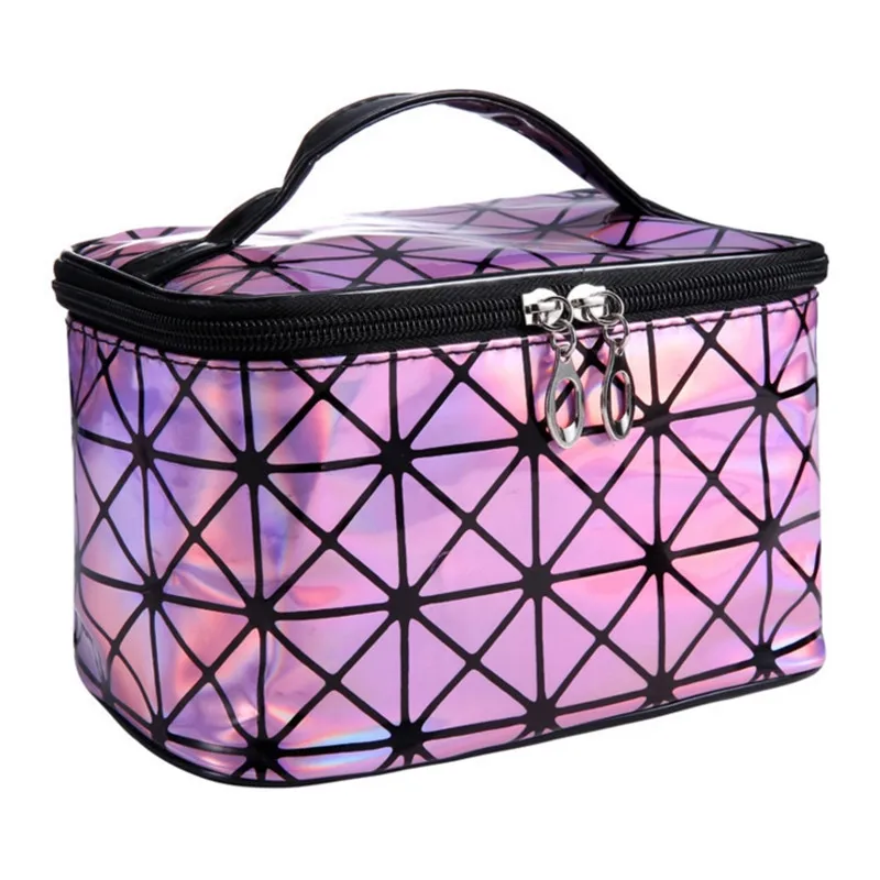 كبير قدرة طوي المكياج مستحضرات التجميل تخزين حاوية علب حقيبة مضمد الحمام التجميل ماكياج المنظم السفر استخدام المنزلي