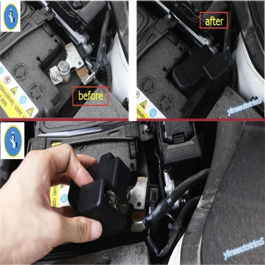 

Lapetus Engine Battery Negative Interface Molding Garnish Cover Trim 1 Pcs For Hyundai Elantra Sedan 2016 2017