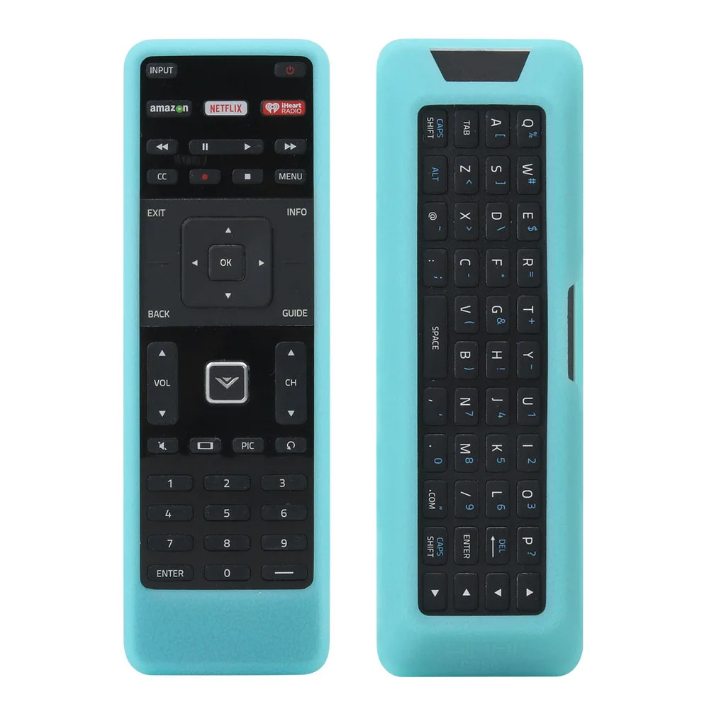 Lake Blue Силиконовый пульт дистанционного управления s чехол для Visio XRT500 lcd светодиодный HDTV резиновый чехол 5 цветов Чехол для пульта дистанционного управления - Цвет: Lake Blue