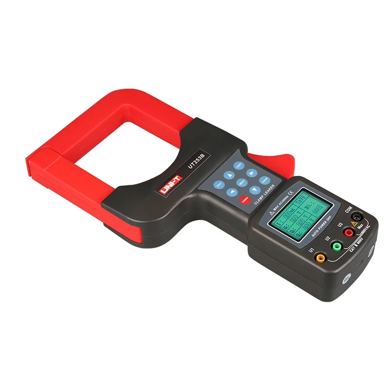 

UNI-T UT253B Portable Digital Large Jaws Leakage Current Clamp Tester 0.00mA-2000A Voltage Measurement 0.00V-600V