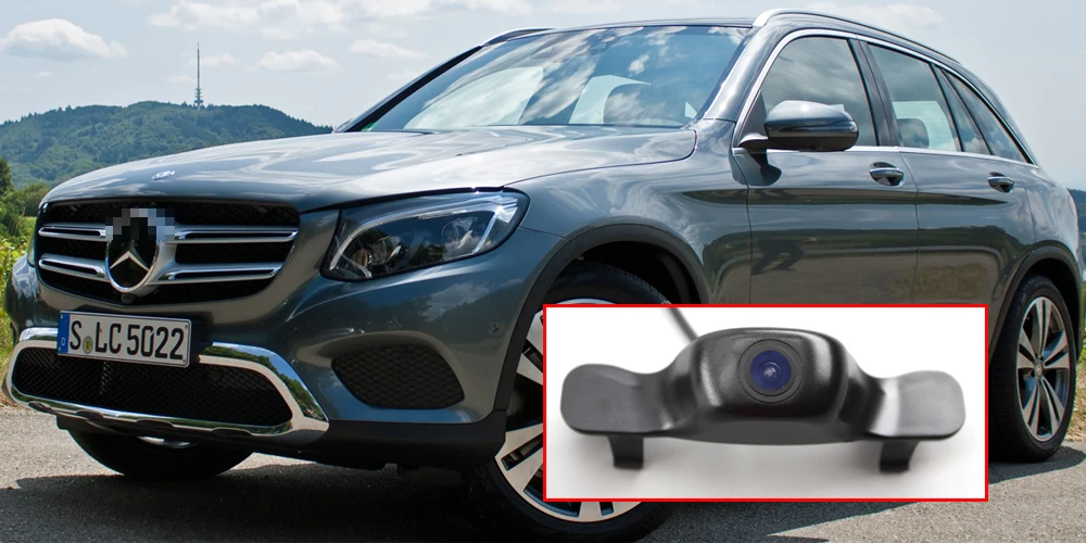 Liandlee Авто CAM вид спереди автомобиля камера для Mercedes Benz GLC логотип Встроенная камера(не обратный сзади Парковка