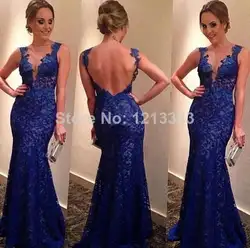 Vestido De Festa 2018 новые модные пикантные спинки Кружева Вечерние Пром вечернее платье вечернее Пользовательские Русалка Мамам молодожёнов