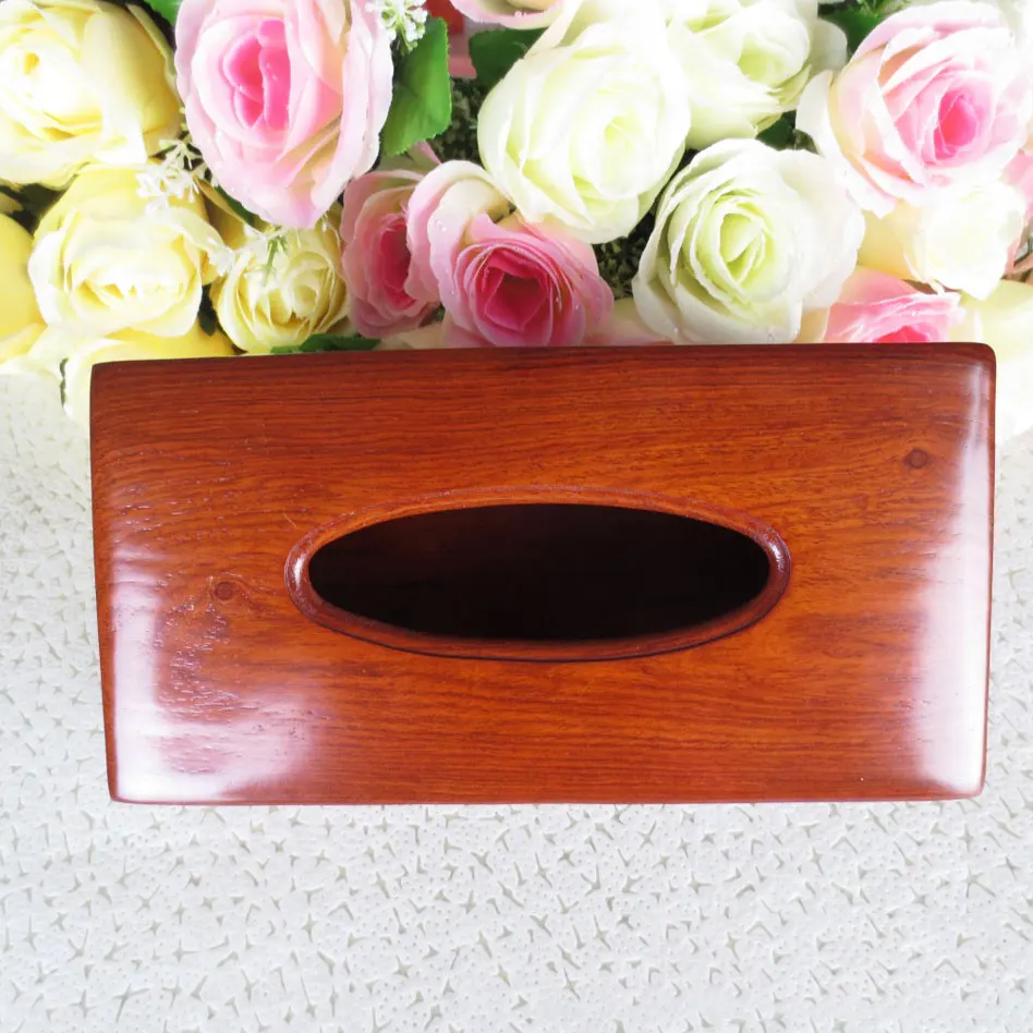 

wholesale agent Handmade wooden box Material rosewood Retro Pumping paper tissue boxes Magnetic clasp Simple style F007103