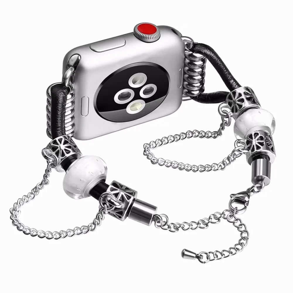 

Fashion Bracelet Band for apple watch series 3 2 1 strap for iwatch 38mm 42mm Retro Vintage Chain Jewelry Adjustable Wrist Metal