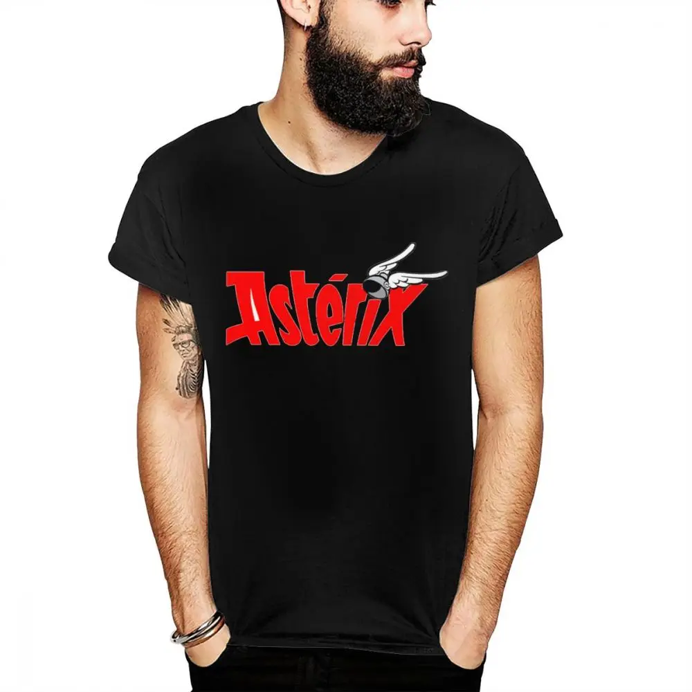 

New Design For Unisex T-shirt Asterix And Obelix T-Shirts Men Asterix Comics Logo Great Comfortable Cotton La Camiseta Wholesale
