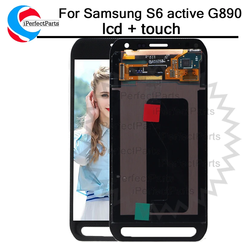 100% протестированный 5 1 ''сменный ЖК дисплей для Samsung Galaxy S6 active G890 G890A +
