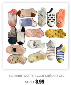 Женские лодочные носки из хлопка, модные женские короткие носки, летние милые короткие Носки с рисунком овечки/коровы/собаки для девочек, 4 пары в подарочной упаковке