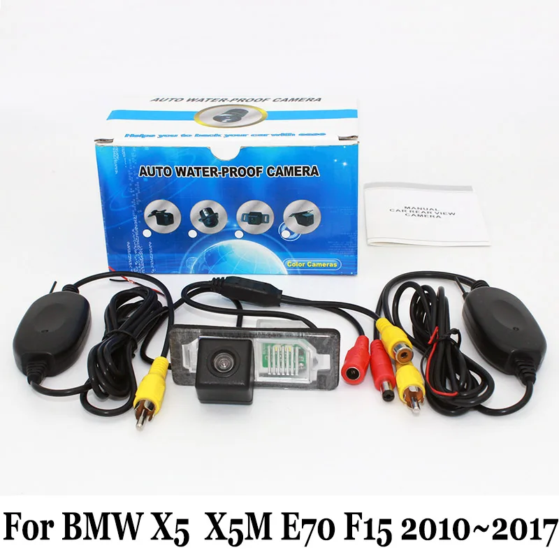 Для BMW X5 M X5M E70 F15 2010 ~ 2017 / RCA AUX провод или беспроводная автомобильная парковочная