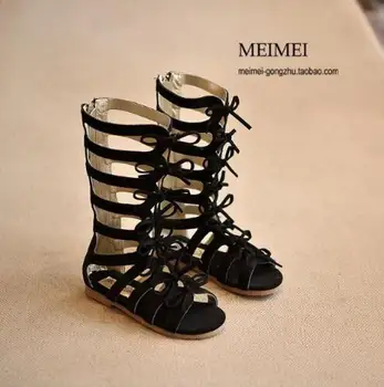 

2020 Summer gladiator boots High-top fashion Roman girls sandals kids sandals toddler baby sandals girls high quality shoes