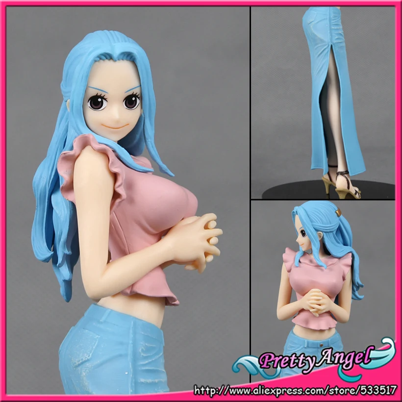 

Japan Anime Original Banpresto Jeans Freak vol.9 One Piece Collection Figure - Nefeltari Vivi (Blue Skirt ver.)
