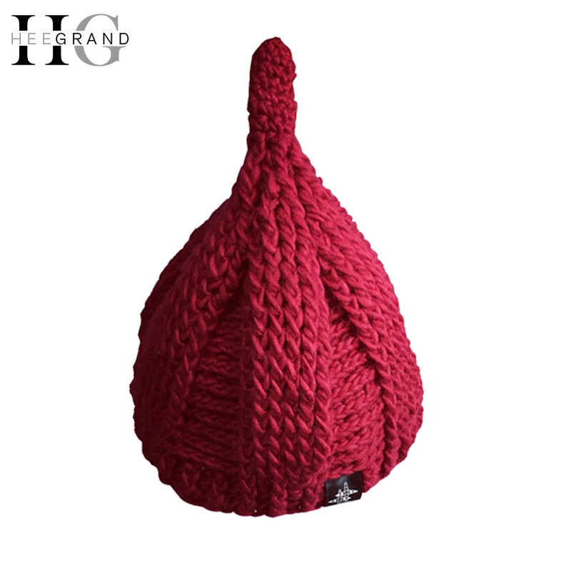 HEE GRAND/ зимние вязаные шапочки для детей, красные рождественские шапки для женщин, модные женские милые шапочки, PMT085