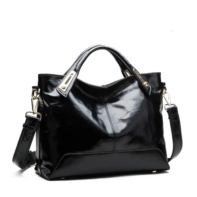 

Luxury Wax Leather Women Bag Brand Handbags Shoulder Bags Fashion Women's Tote Crossbody Bolsas A680