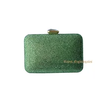 Kleine Kristall Box Kupplung Luxus Strass Abendtaschen für Frauen Party und Prom und Cocktail