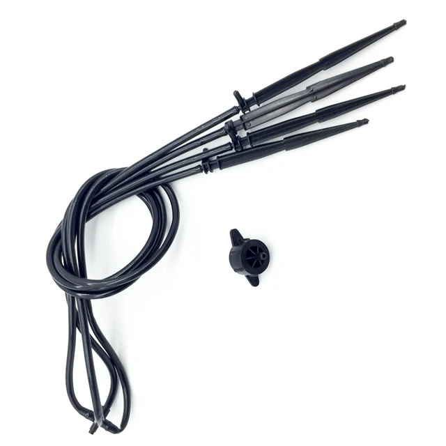 1 Pcs Straight Arrow Dripper Four Branches Micro Drip Irrigation Greenhouse With Steady Flow Device  Dripper Irrigation System