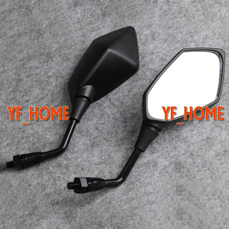 Motorcycle Rear View Side Mirrors Wing Rearview Mirrors For Kawasaki ER6N Z750 Z1000 All Year Left Right Motorbike Spare Parts 
