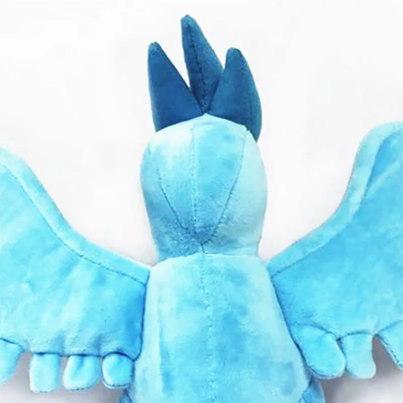 Anime Articuno Plush Toys Cute Cartoon Pocket Monsters Birds  Montre Stuffed Animals Dolls Kids Friends Cosplay Gift 28cm  (3)