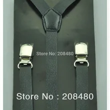 1,5 см широкий "черный" PU кожаные подтяжки женские мужские серьга унисекс Эластичные подтяжки тонкие подтяжки галлус