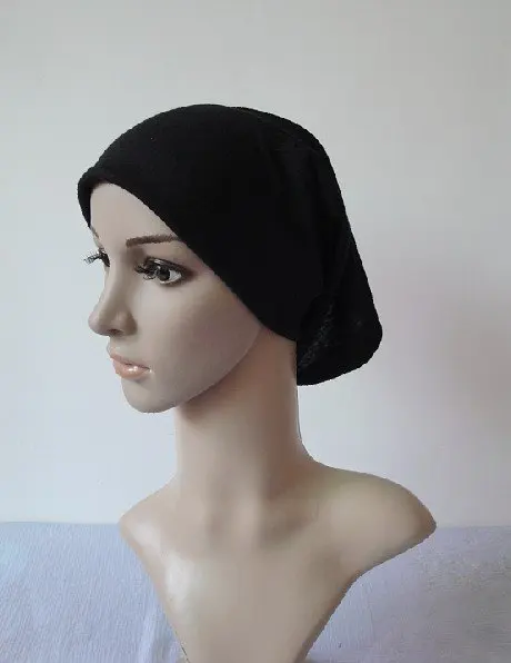 H249a простой шарф-труба и шляпы, мусульманский хиджаб, популярный дизайн, быстрая, разные цвета