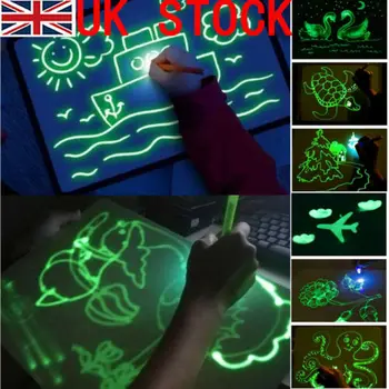 

Educational Draw With Light Fun And Developing Toy Magic Draw Kids Gifts NEW