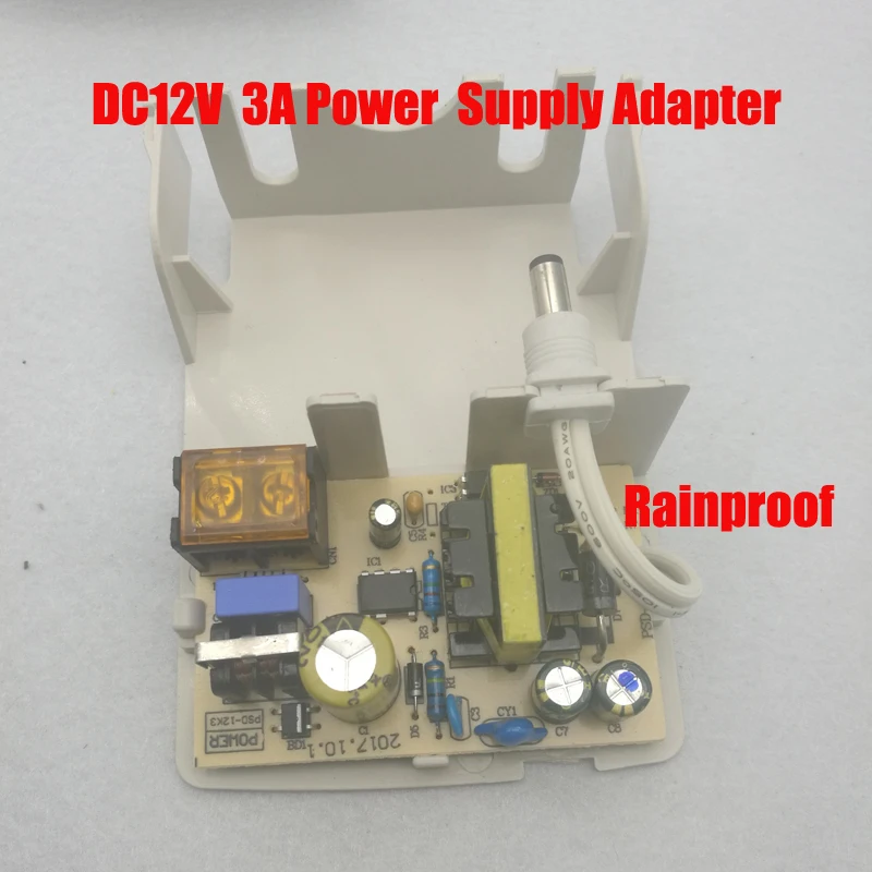 Free Shipping 12V 3A Outdoor rainproof font b CCTV b font Power Supply font b CCTV