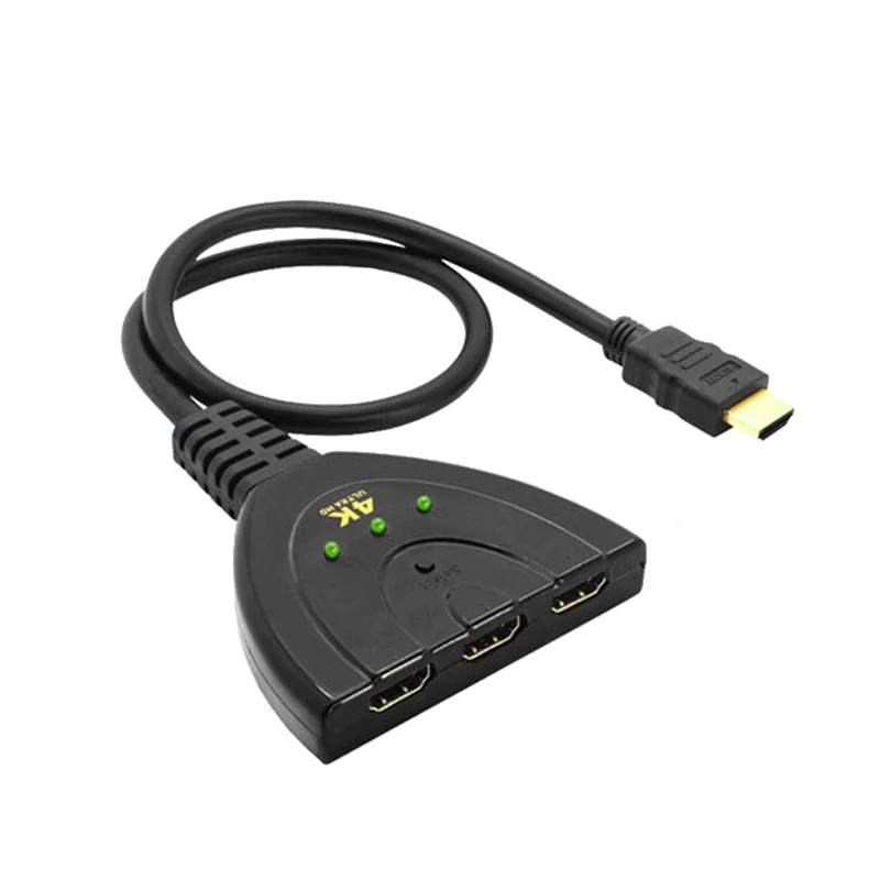 Мини разветвитель HDMI с 3 портами 4K штекер порта * 2K переключатель Splitte 1080P для HDTV Xbox
