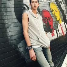 XS-4XL Лидер продаж для мужчин новые летние модные даже Chinstrap веревка без рукавов хлопковый жилет