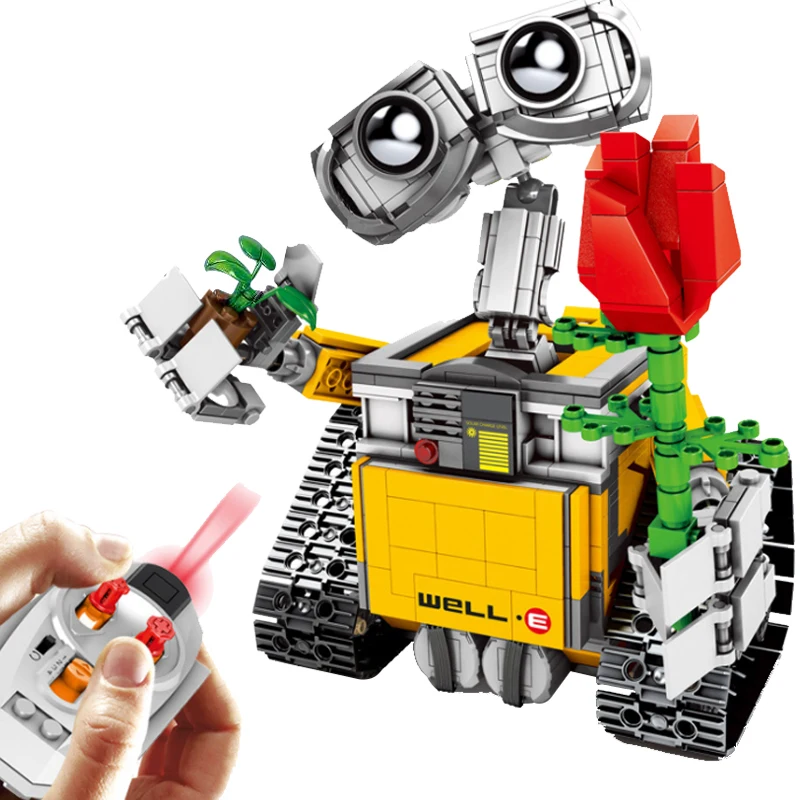 Legoing Technic The WALL-E Robot Rose Remote Control RC 853Pcs Bricks Building Blocks Toys for Children Legoings Technics Legoing Technic The WALL-E Robot Rose Remote Control RC 853Pcs Bricks Building Blocks Toys for Children Legoings Technics