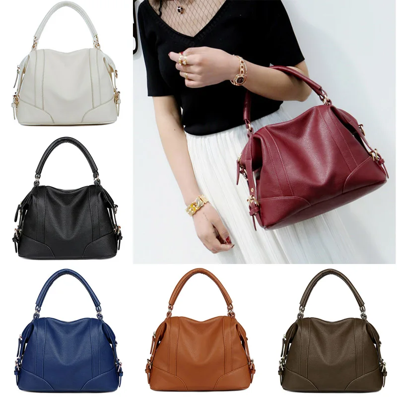 

Hot Luxury Large Capacity Genuine Leather Women Handbag Shopping Bag Shoulder Bags BVN66