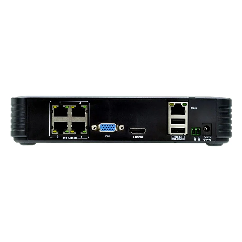 FUERS 1080P Full HD 4CH POE WiFi IP камера NVR видеорегистратор 4 канала ONVIF система