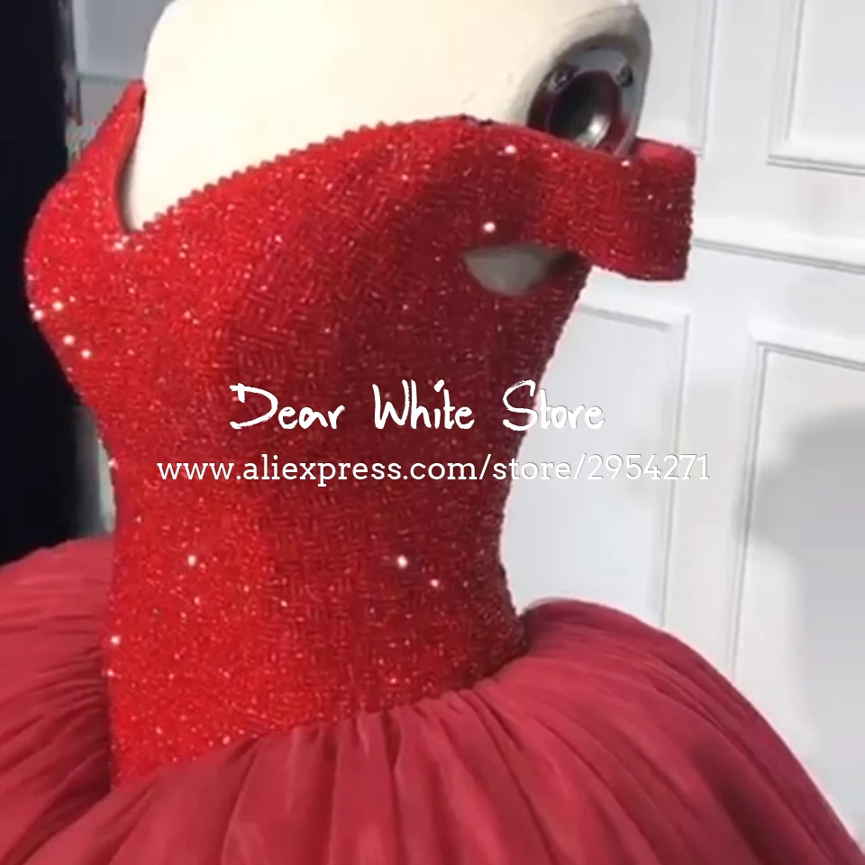 sparkly red bridesmaid dresses