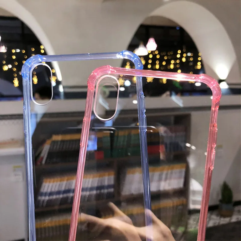 Ascromy-For-iPhone-7-Case-Ultra-Thin-Clear-Acrylic-Hard-Protective-Cover-Soft-TPU-Bumper-For-iPhone-XS-Max-XR-8-7-6-6S-Plus-5-5S (5)