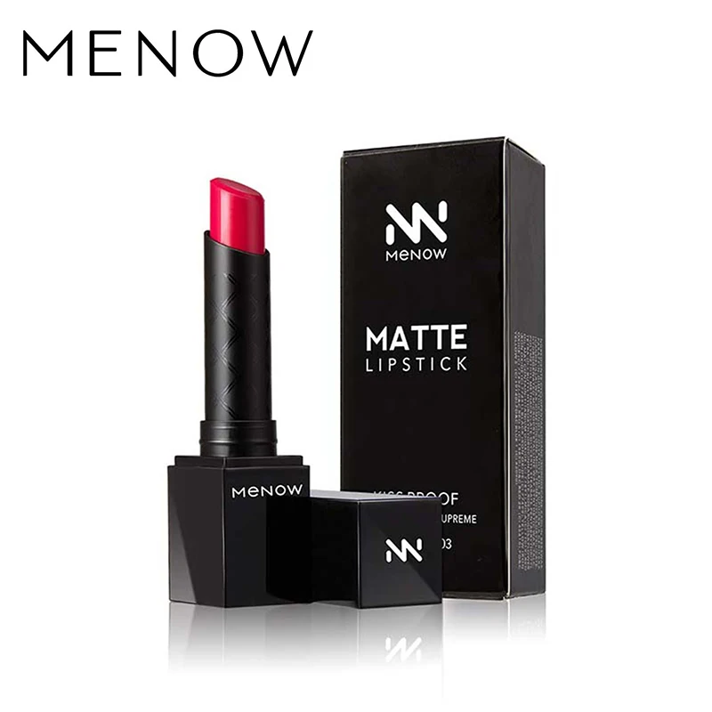 3Pcs Menow Lipstick New 18Colors Matte Lipstick Long Lasting waterproof