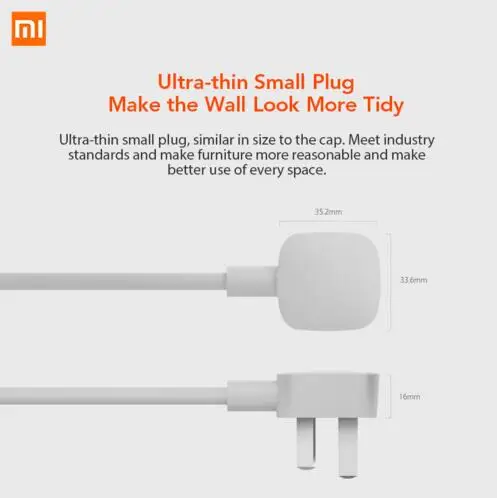 Оригинальная смарт розетка Xiaomi Mijia Wi Fi MI APP с дистанционным управлением