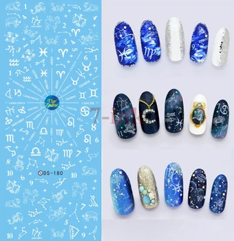

Stickers For Nail Art DIY Colorful butterfly Water Transfer Nail Stickers Wraps Foil Sticker Manicure