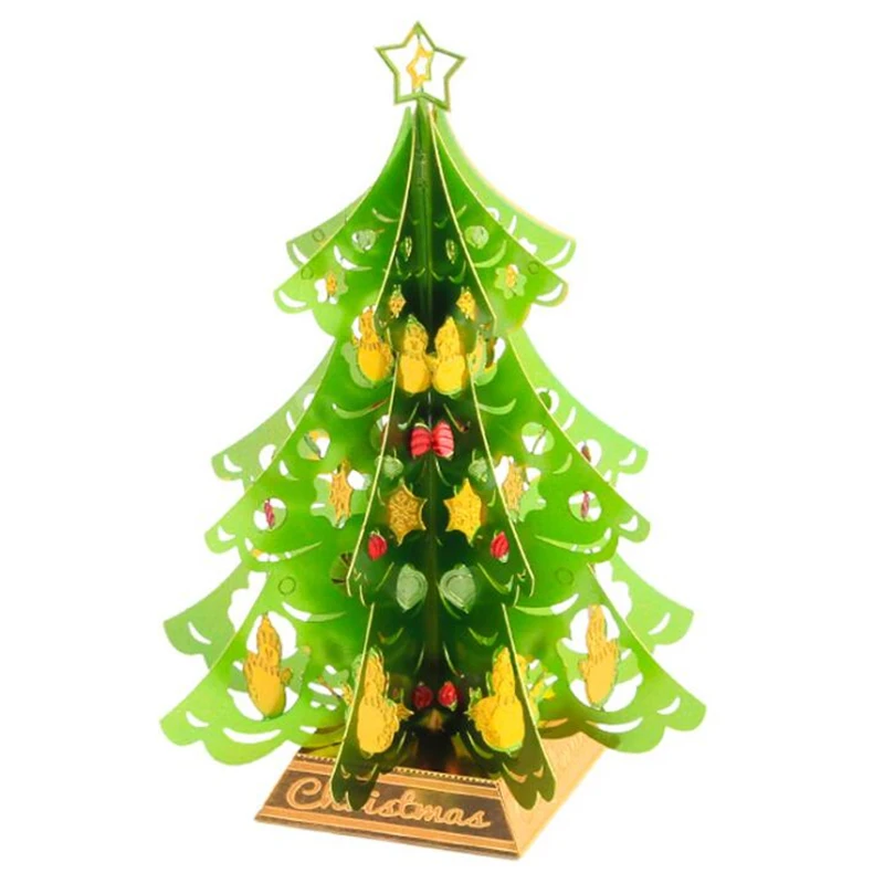 

Christmas Tree New 3D Metal Puzzles Model Kits Building Assemble Jigsaw Adult Colorful Christmas Gifts Toys Collection