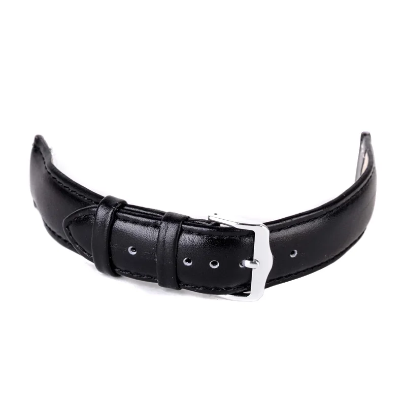 Luxury Watch Band 12mm,14mm,16mm,18mm,20mm,22mm,24mm Soft Sweatband Leather Strap Steel Buckle Wrist WatchBand