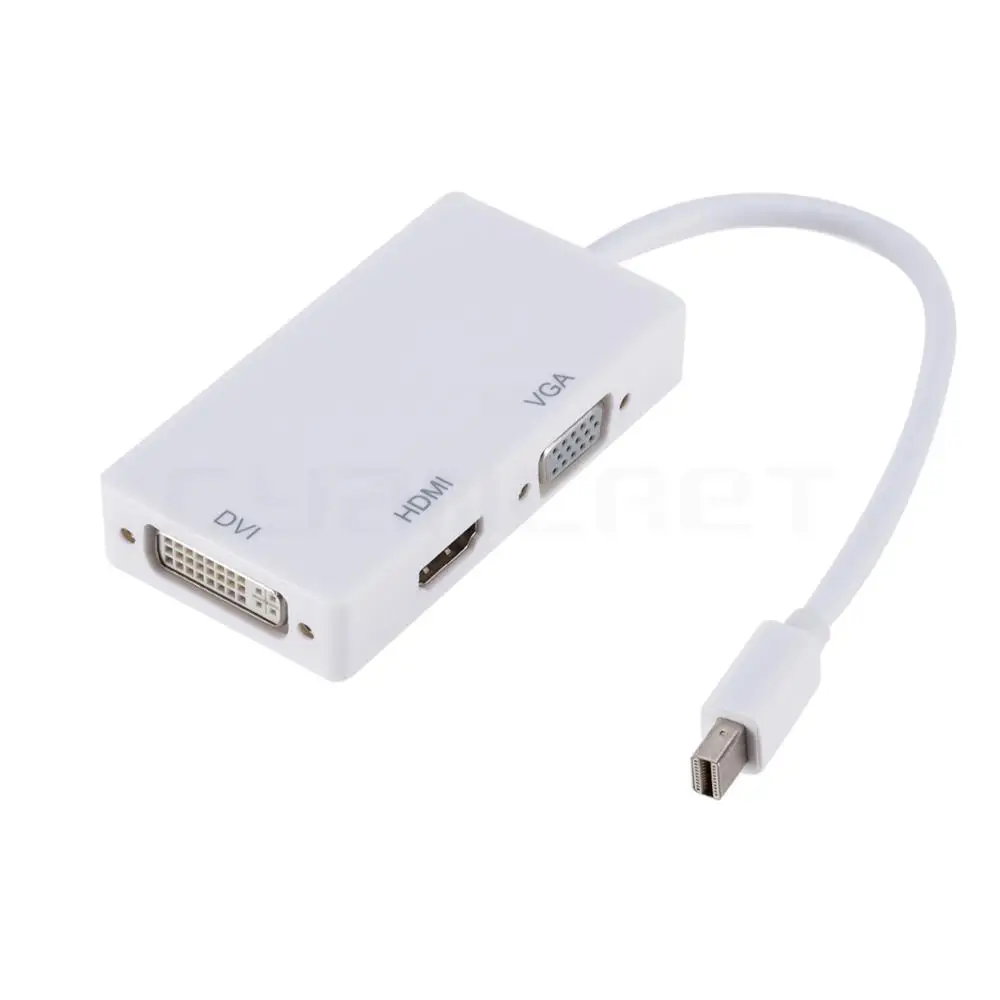 MINI DP TO DVI VGA HDMI 3 in 1-B