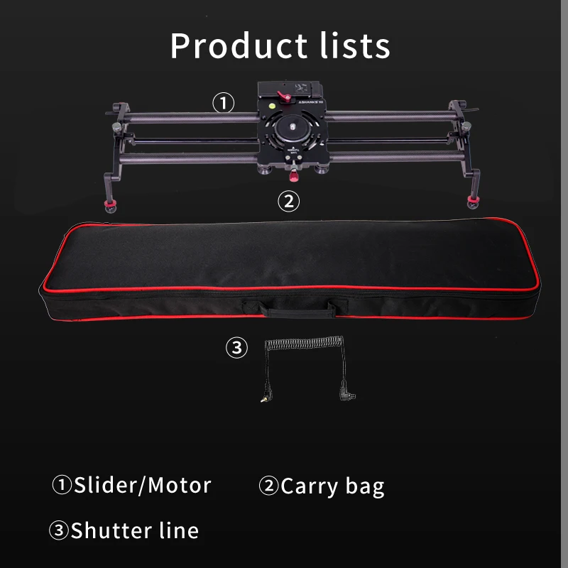 Bluetooth Carbon Camera Slider Motorized TimeLapse Electric Delay Slide Track Rail Stabilizer for Photography Canon DSLR Video