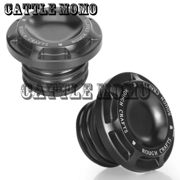 Aluminum Motorbike Fuel Gas Oil Tank Cap Cover Guard For Harley