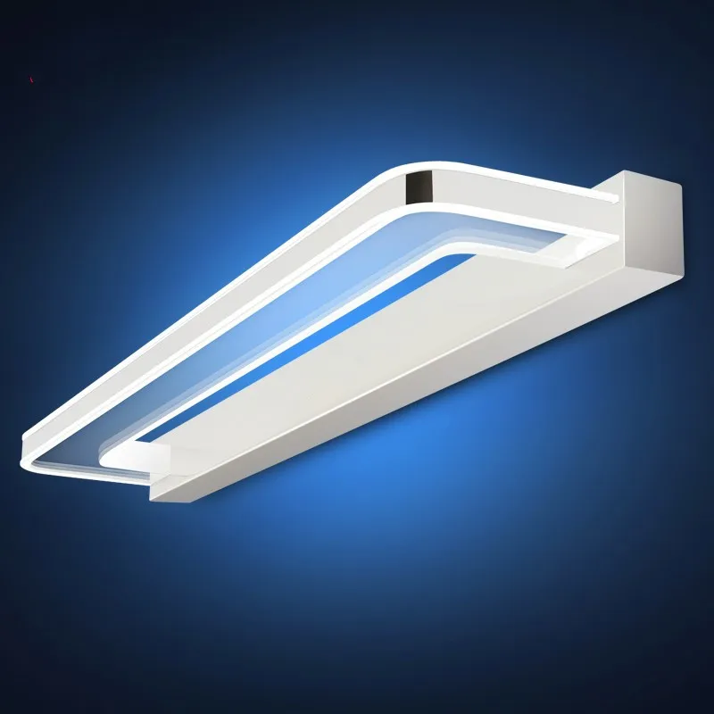 

LED Mirror Light 48-68cm 9W/10W/14W AC110-240V Waterproof Modern Cosmetic Acrylic Wall Lamp For Bathroom Light sconce lamp